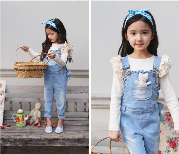 Tren fashion anak toddler anak tahun tren mengintip awal memilih cara perempuan garasi busana