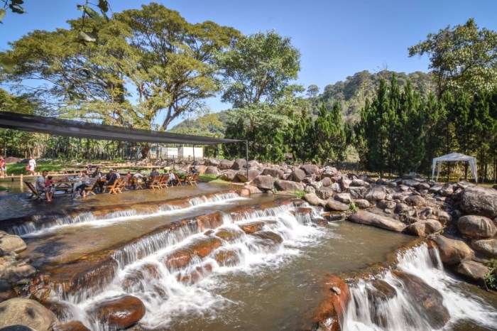 Wisata air untuk liburan musim panas gunung panas panjang pemandian bogor