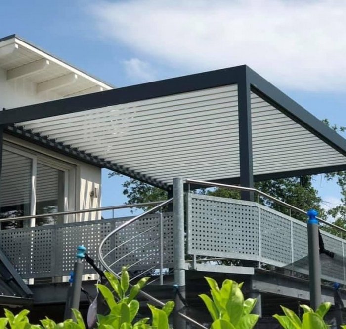 balkon kanopi harga tiang besi dak minimalis lantai wf atap plat biaya manfaatkan santai ruang lahan subsidi Tips keamanan kanopi balkon