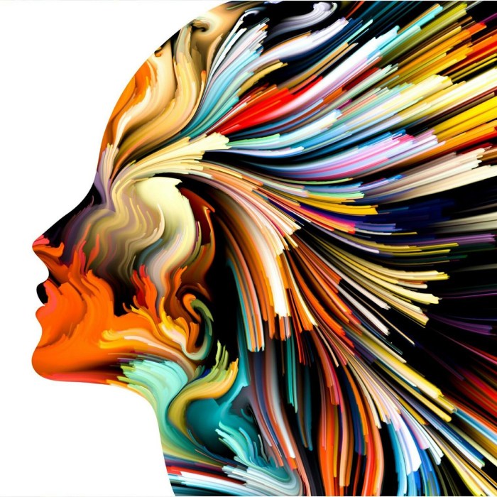 Seni lukis abstrak berwarna Seni lukis abstrak berwarna terbaru
