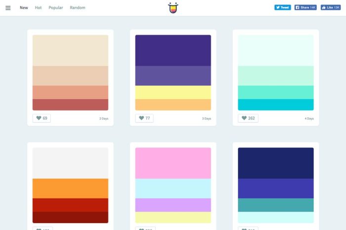 Kombinasi warna untuk desain