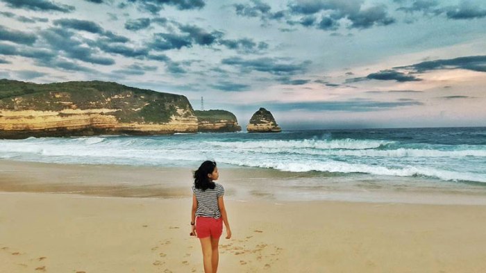 Pantai tersembunyi untuk relaksasi terbaru pantai jogja bibir menyusuri menjumpai akan gunung
