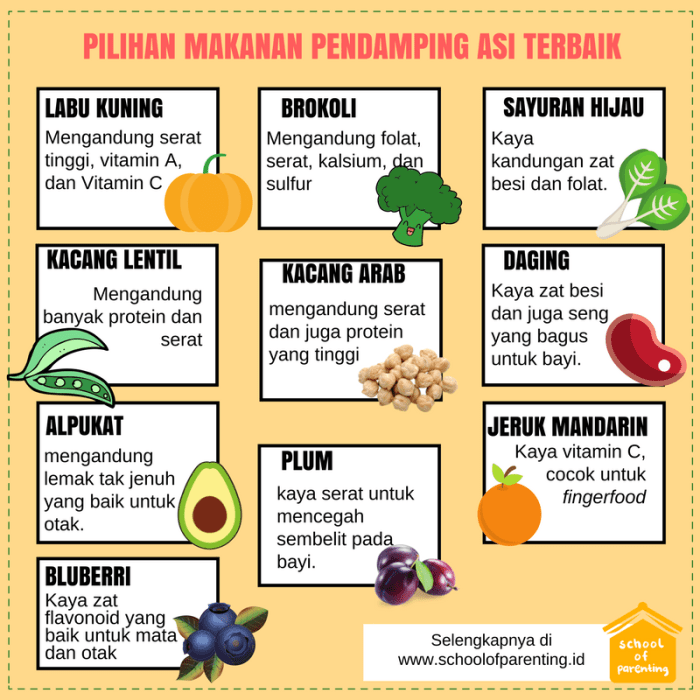 makanan asi pendamping terbaik pilihan makanan asi pendamping terbaik pilihan