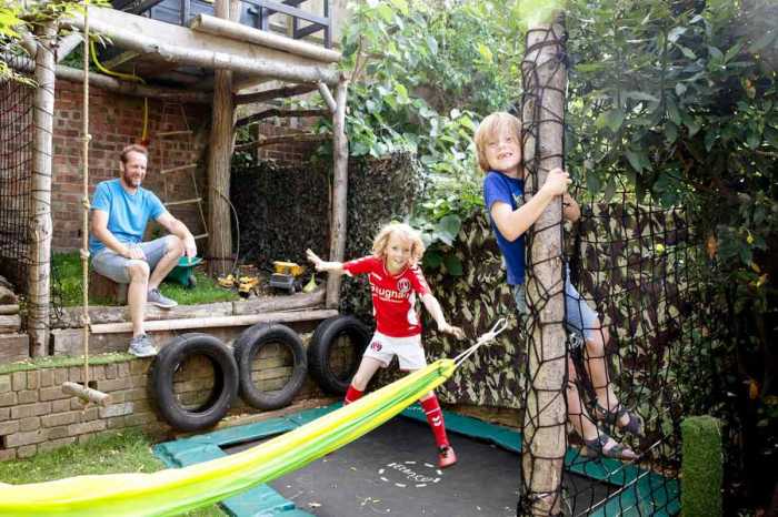 bermain taman gestalten giochi playground spielplatz permainan seru kanak spielecke legno tempat sandkasten fuer gartengestaltung tunnel площадка spielbereich amenager gartenspielplatz Desain taman bermain anak dengan konsep alam