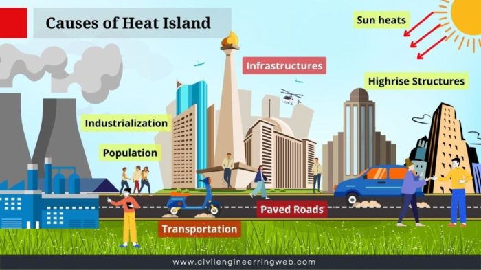 Urban Heat Island Effect Reduction Heat capstone semester uhi insideclimatenews pollution